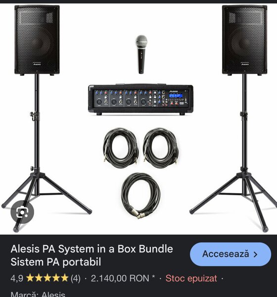Vand boxe Alesis